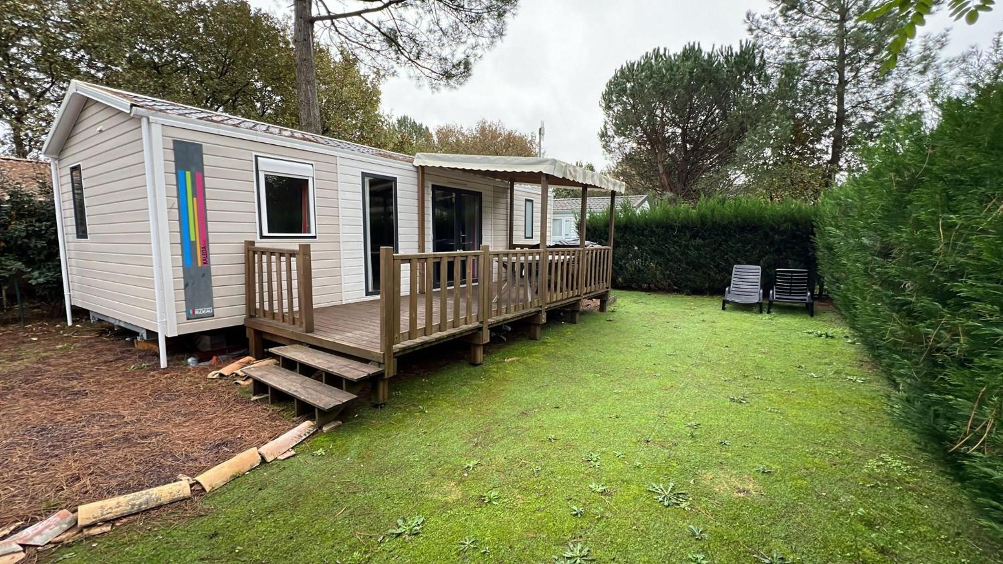 Mobil Home Amenage 2 Chambres La Teste Camping**** Exterior foto